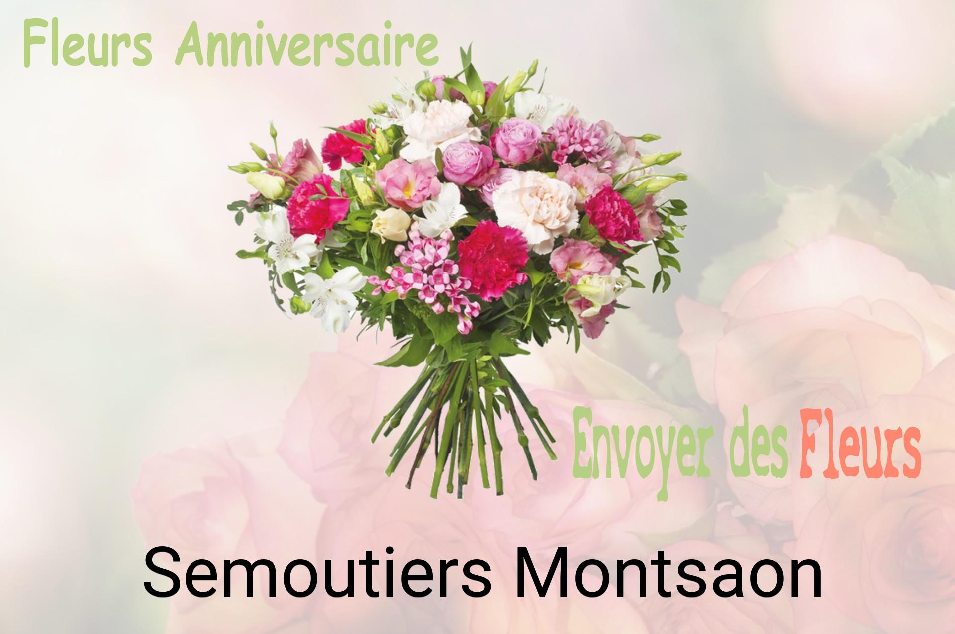 Bouquet de fleurs d’anniversaire livré à Semoutiers-Montsaon