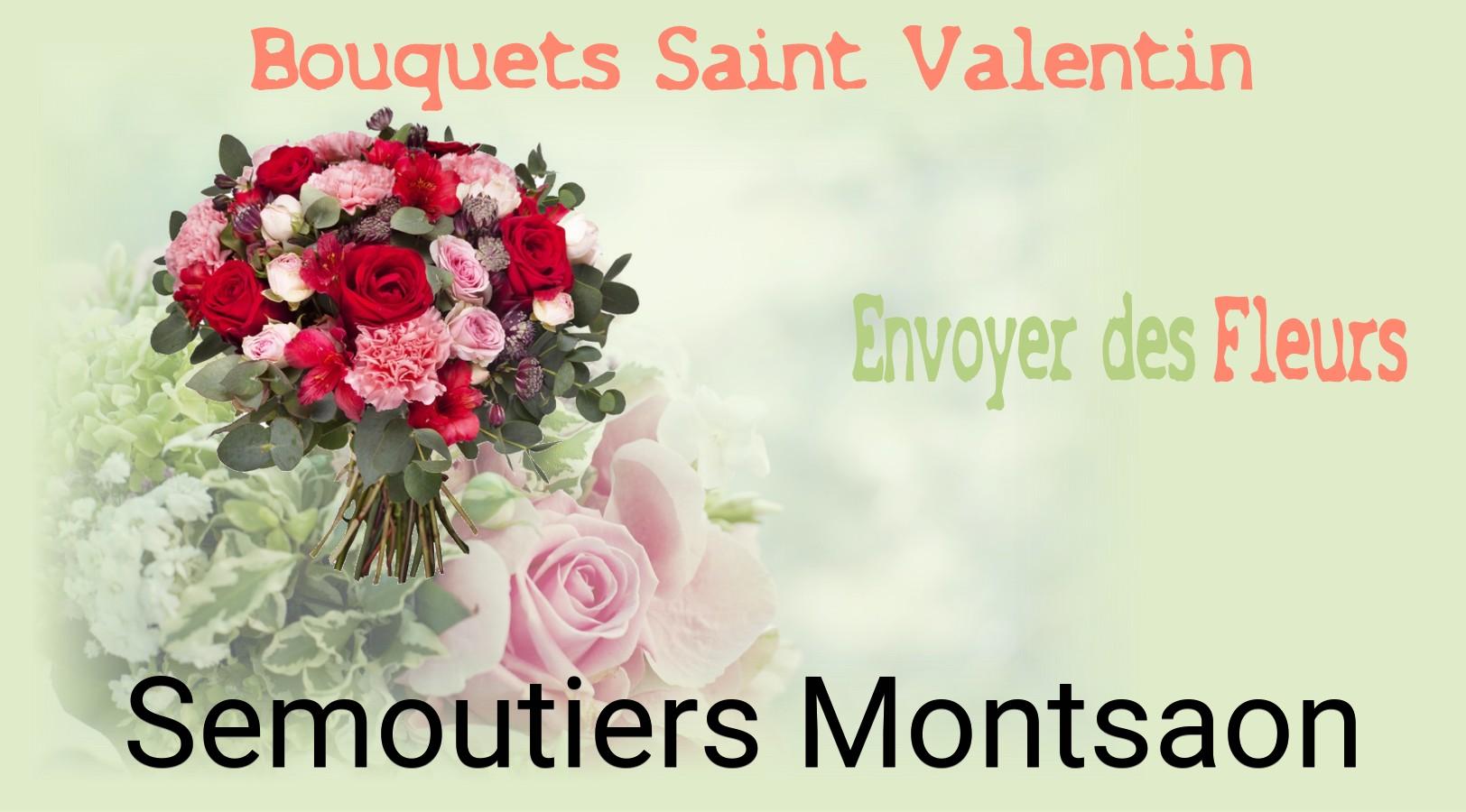 Roses de Saint-Valentin livrées à Semoutiers-Montsaon